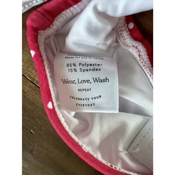 NWT SweeyHoney Milly Frilly Two Piece Swimsuit Red Cream Cherries Dot 18M/2T - Picture 10 of 10